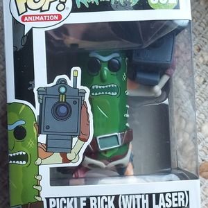 Funko Pop-Pickle Rick (With Laser)